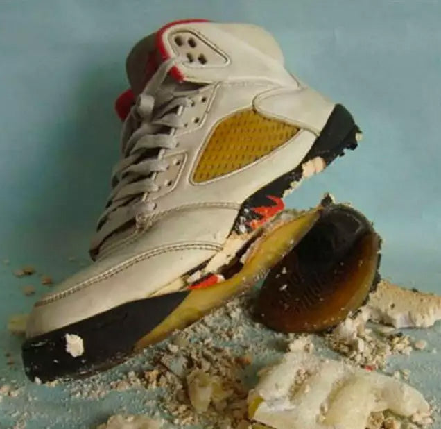 Understanding Why Shoes Turn Yellow and Crumble Like Cake