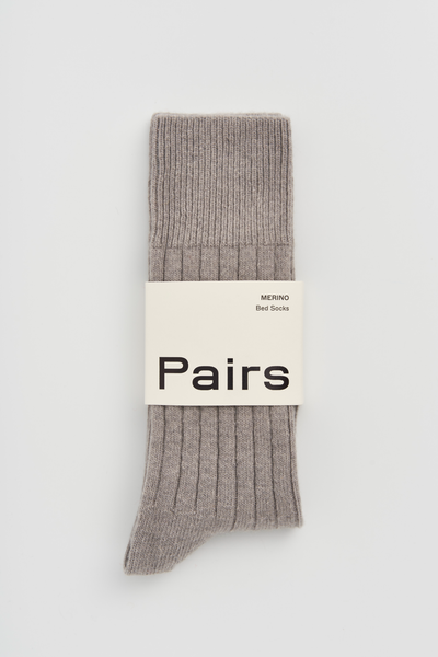 Pairs Scotland - Bed Socks - Correct Grey (UK 9-13)