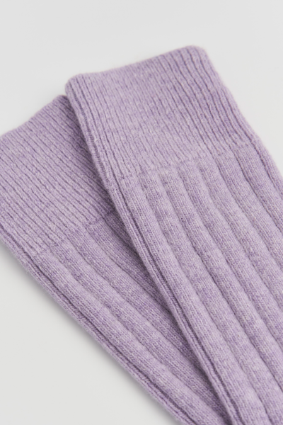 Pairs Scotland - Bed Socks - Parma Violet (UK 9-13)