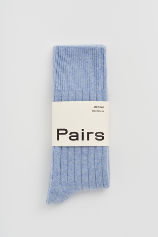 Pairs Scotland - Bed Socks - Morning Blue (UK 4-8)